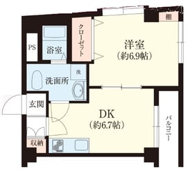 ニューマンション都立大の物件間取画像